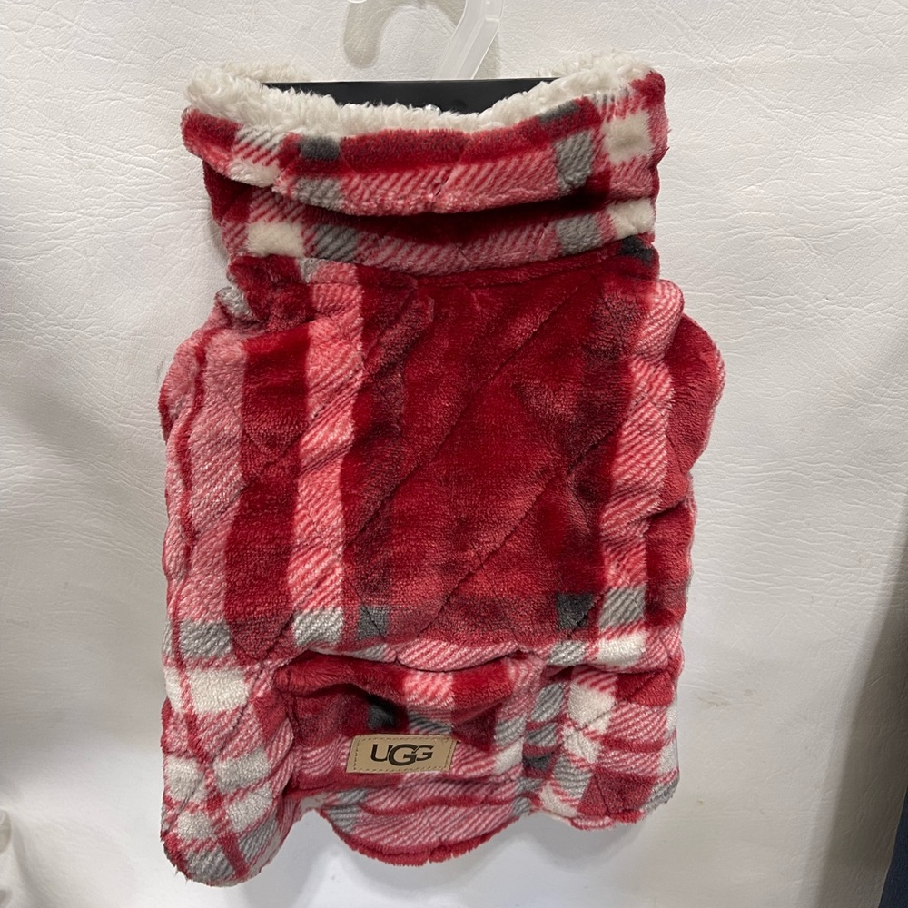 UGG PLAID DOG COAT
